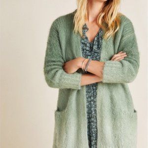 Anthropologie Jenee Green Ombre Cardigan NWT